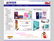 Tablet Screenshot of mayaland.ca